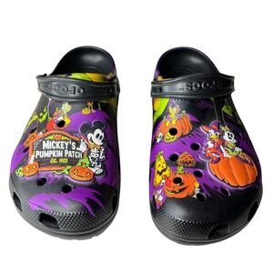 Disney Parks Halloween 2024 Mickey's Pumpkin Patch Crocs Adult Size M11